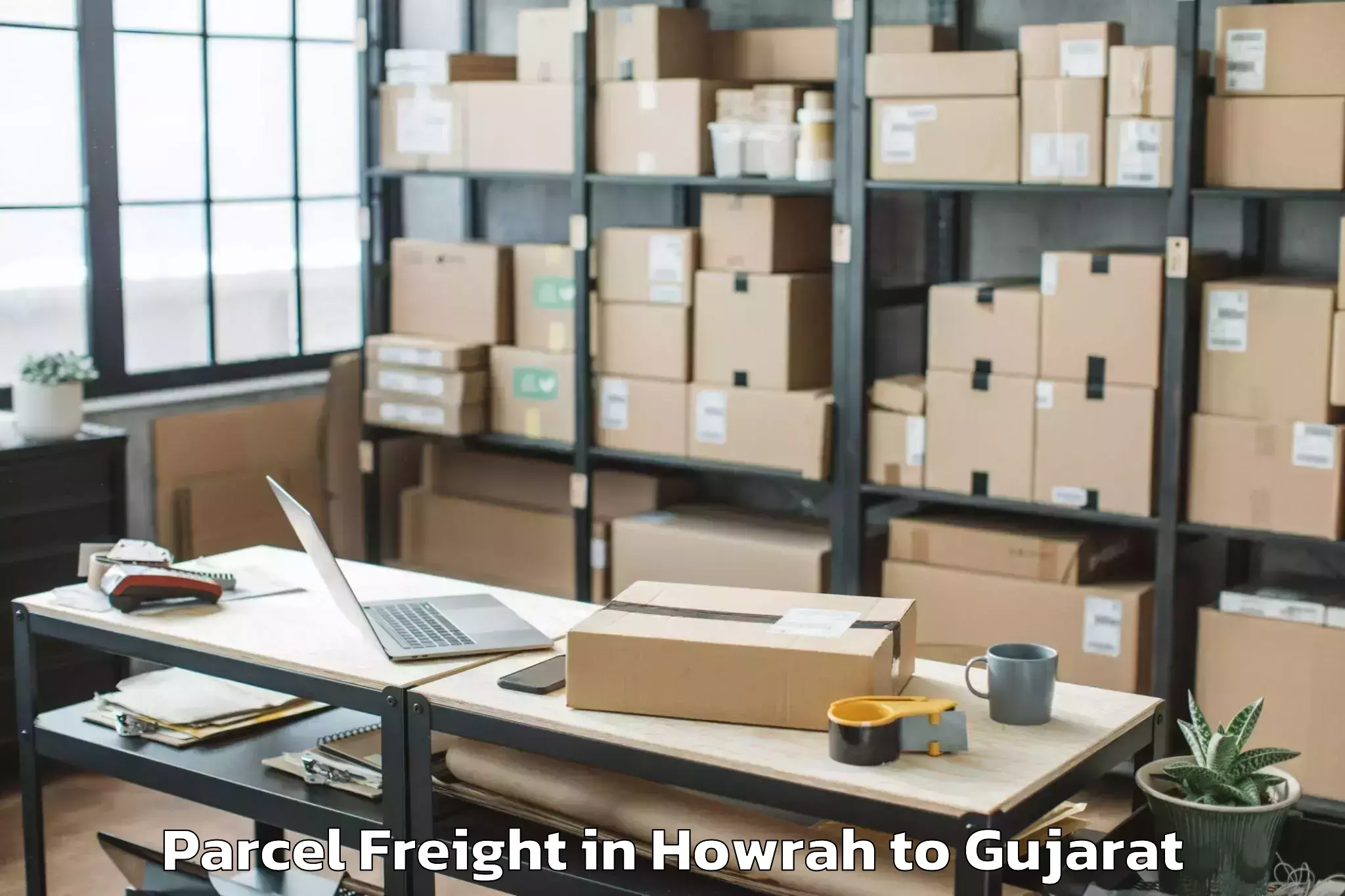 Top Howrah to Navsari Parcel Freight Available